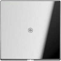 Вывод кабеля без рамки Jung LS990 metal хром картинка